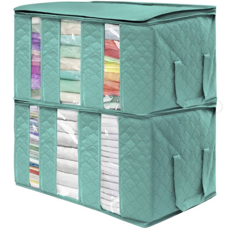 Rebrilliant Foldable Storage Fabric Cube or Bin & Reviews Wayfair